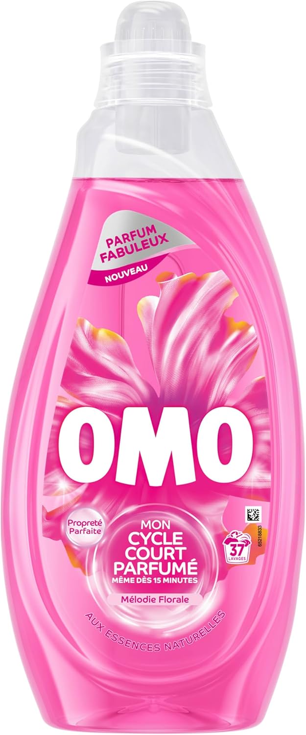 Thumbnail 1 de OMO Lessive Liquide Mon Cycle Court Parfumé Mélodie Florale – Cycle court efficace dès 15 minutes