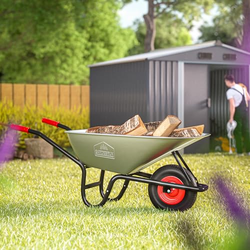 Detalle 2 de Gardebruk Schubkarre 100L 250kg – robuste Allround-Lösung für Garten und Baustelle