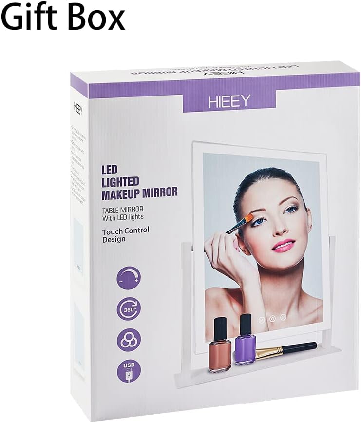 Thumbnail 5 de HIEEY Lighted Makeup Mirror 17.3in ๐
