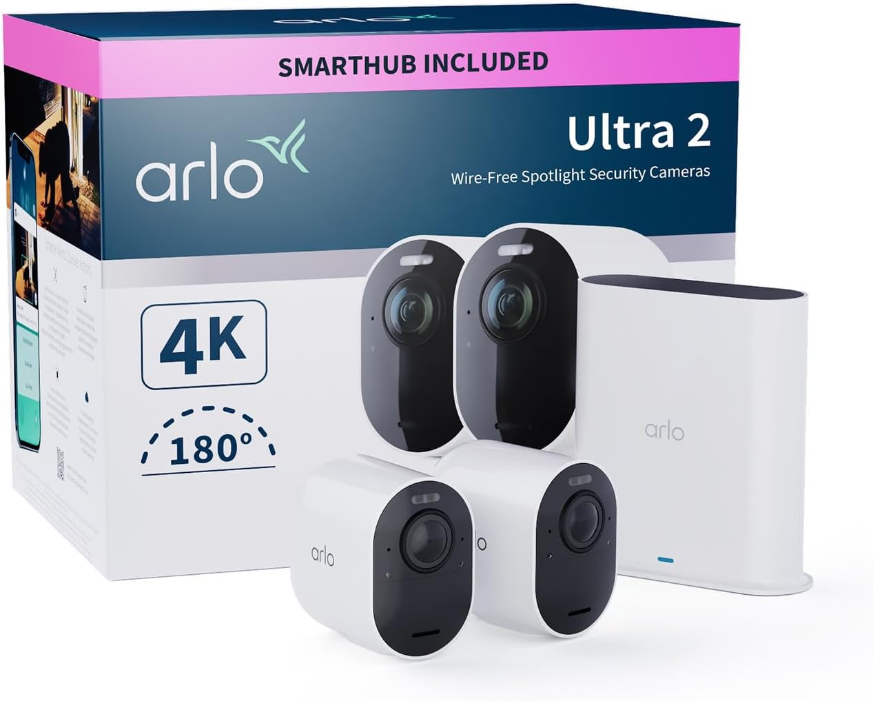 Detalle 2 de Arlo SmartHub Add-On Unit with MicroSD — Local Storage and Extended Battery Life for Pro 3 to Ultra 2