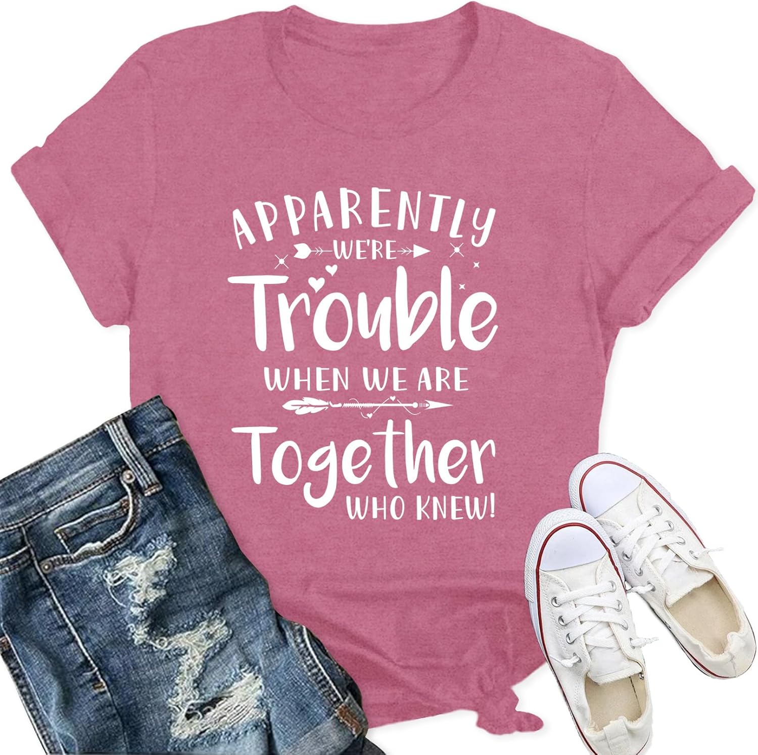 Thumbnail 6 de Qskall Best Friend T‑Shirt for Women – Bestie Tee