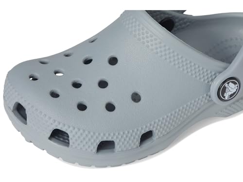 Detalle de Crocs Classic Clog T para niños: zuecos Unisex en gris 19/20 EU