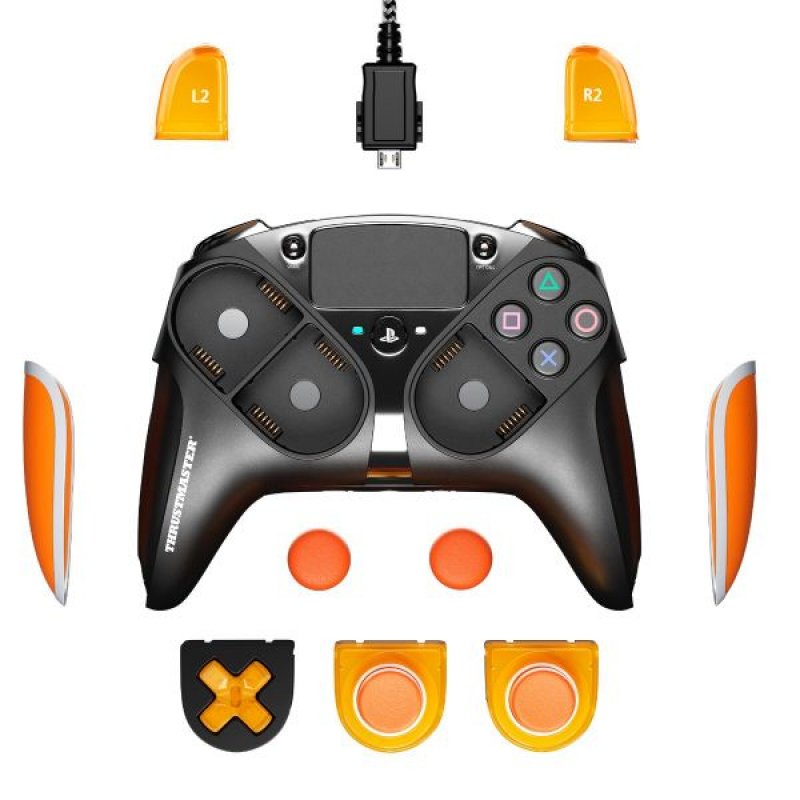 Thumbnail 1 de Thrustmaster eSwap X LED Naranja, pack de módulos transparentes retroiluminados