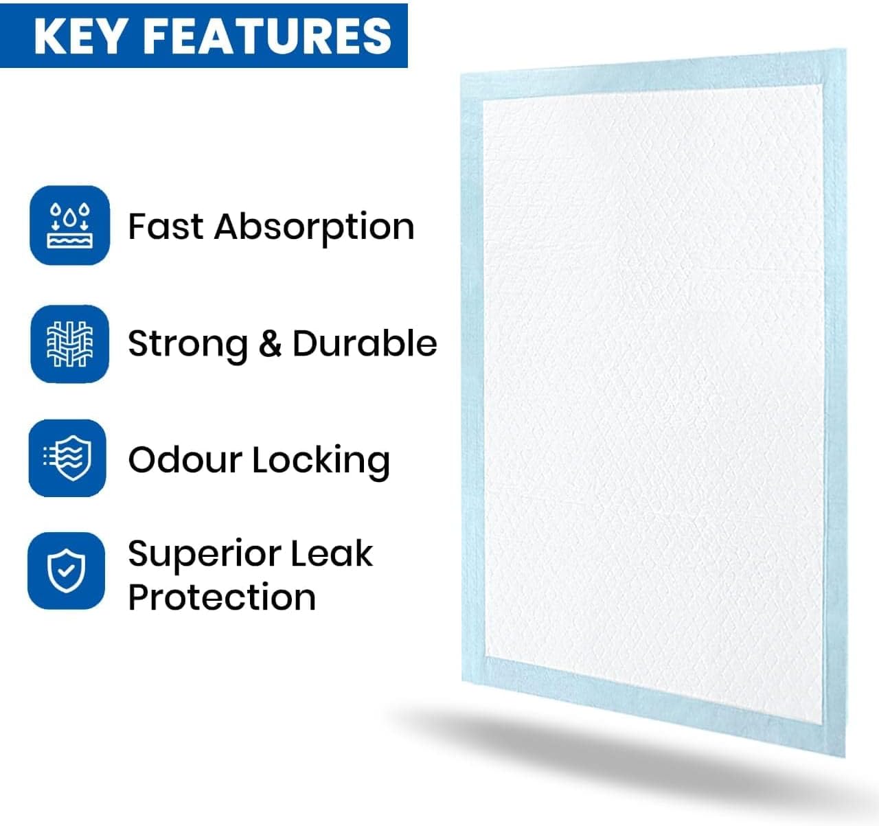 Thumbnail 1 de Care with Comfortz Waterproof Incontinence Bed Pads