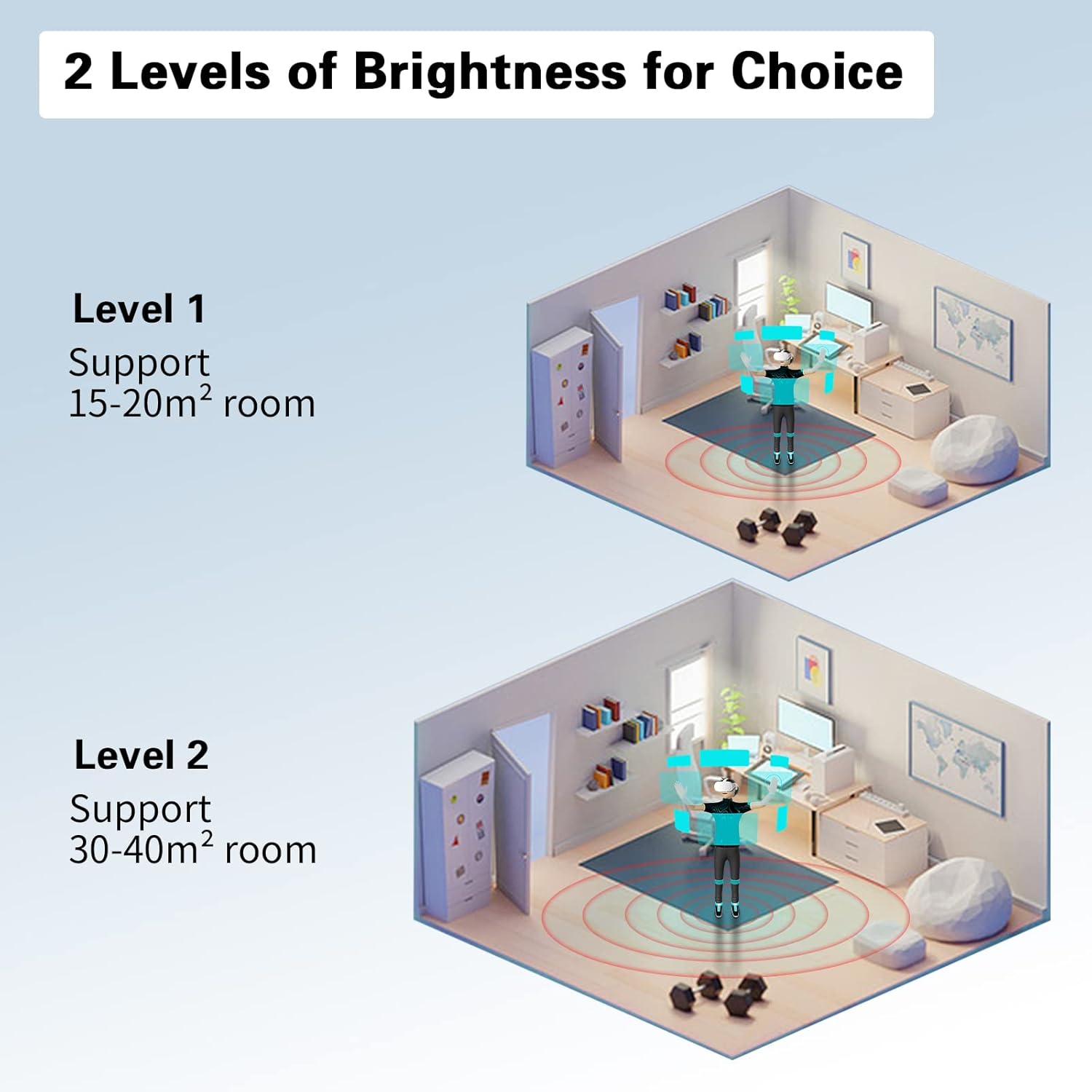 Thumbnail 2 de 5000mAh Battery Pack with IR Light for Meta/Oculus Quest 2 (enhanced hand tracking in low light)