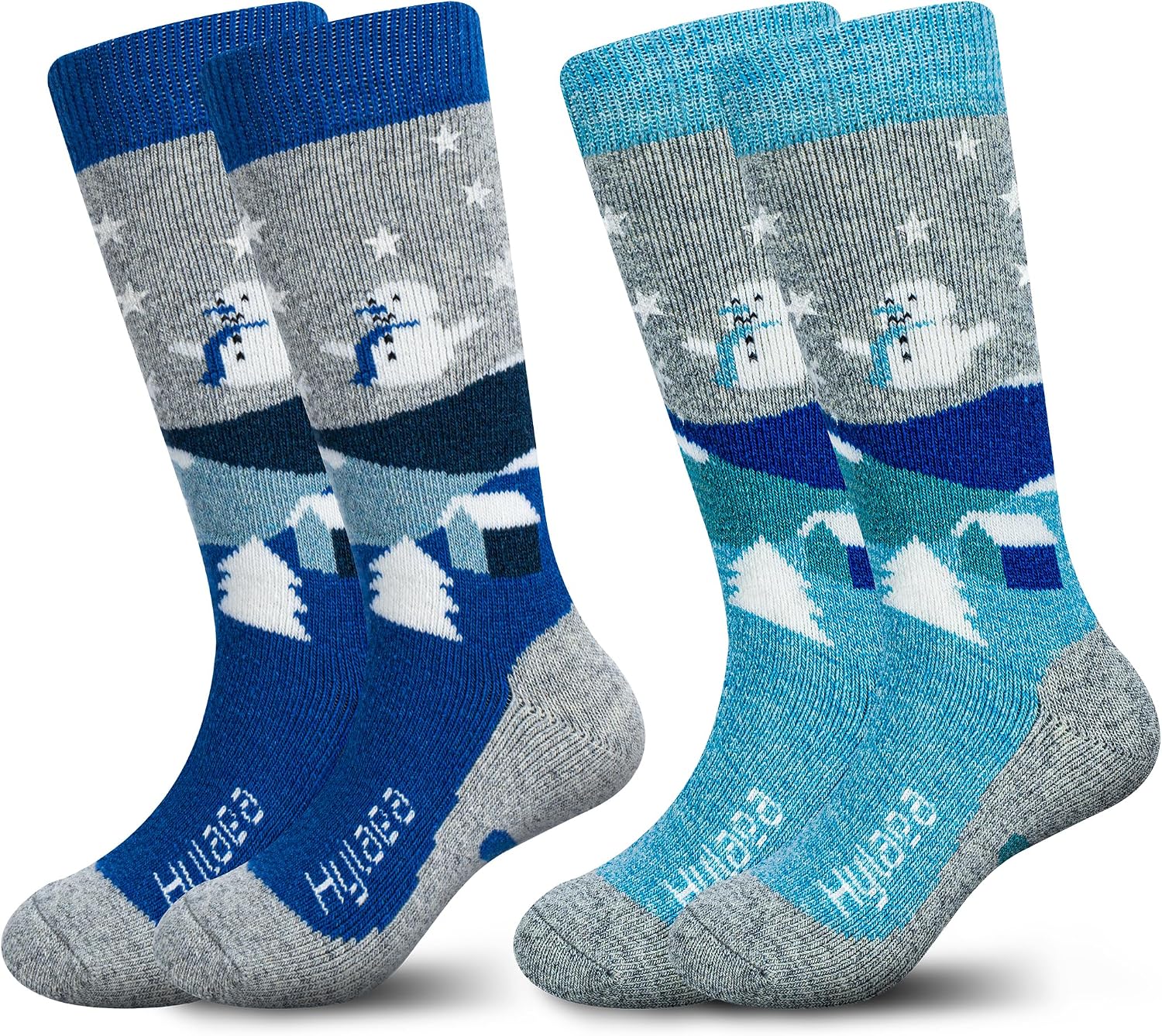 Detalle de Hylaea Merino Wool Ski Socks Kids, Knee-High