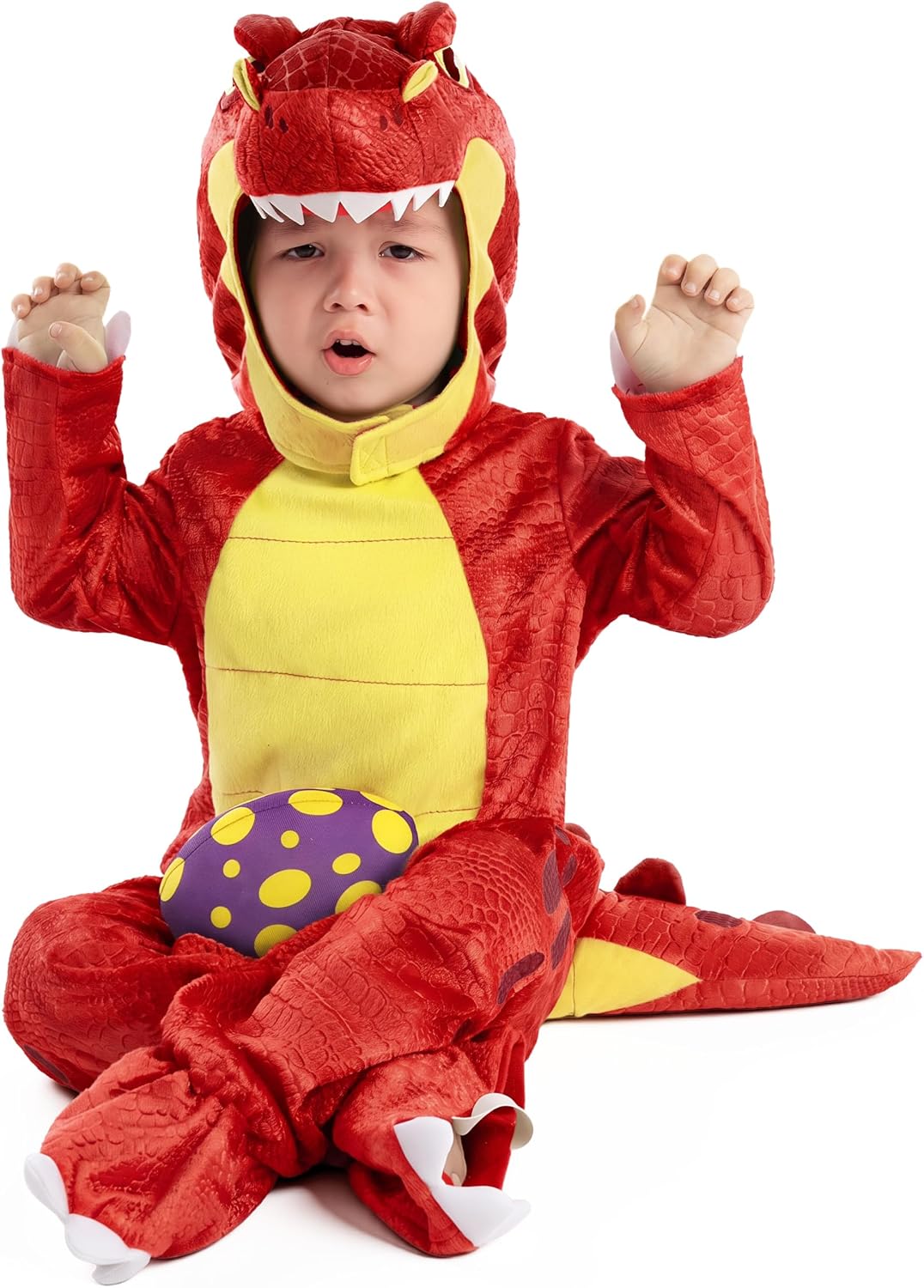 Detalle de Spooktacular Creations Kids' Dinosaur Costume, Polyester