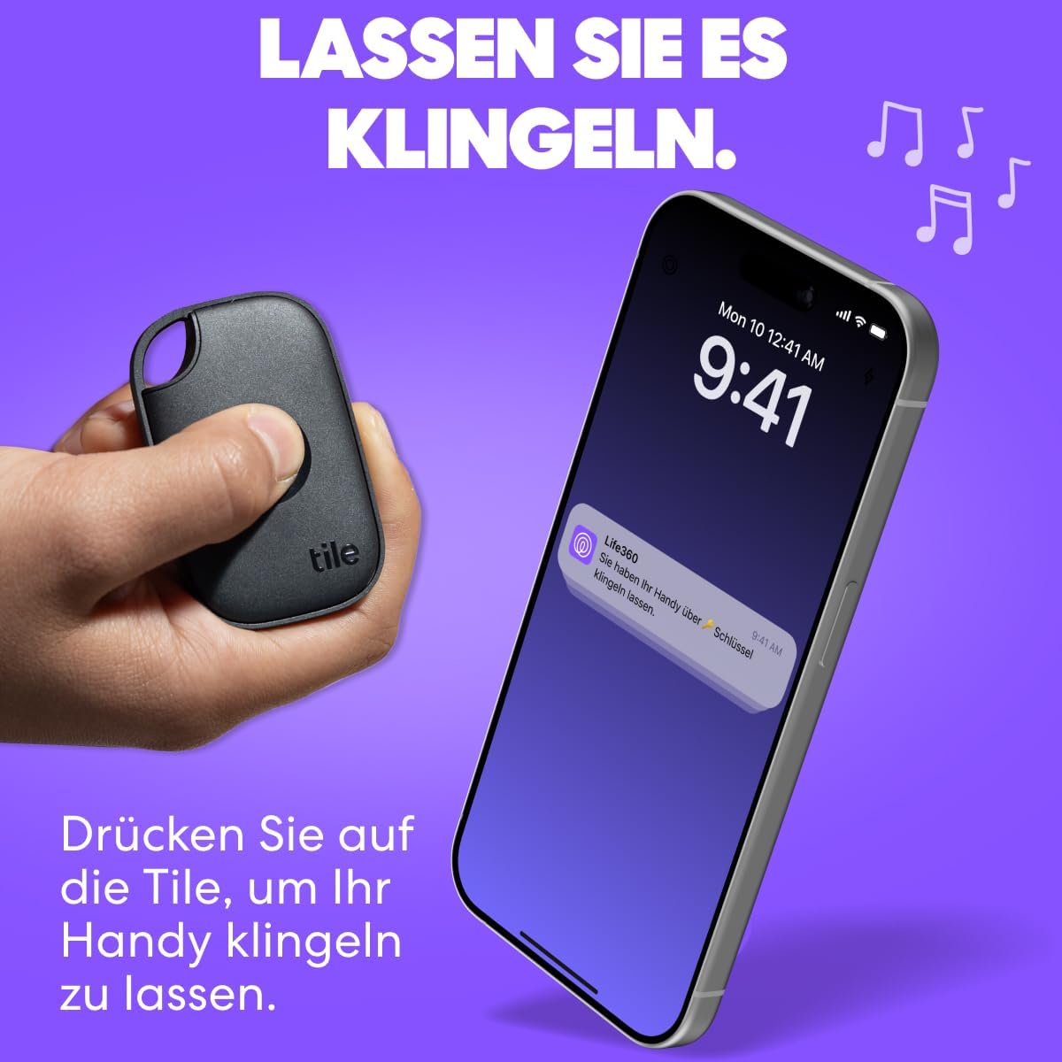Detalle 2 de Tile by Life360 Pro Bluetooth-Tracker 1er-Pack