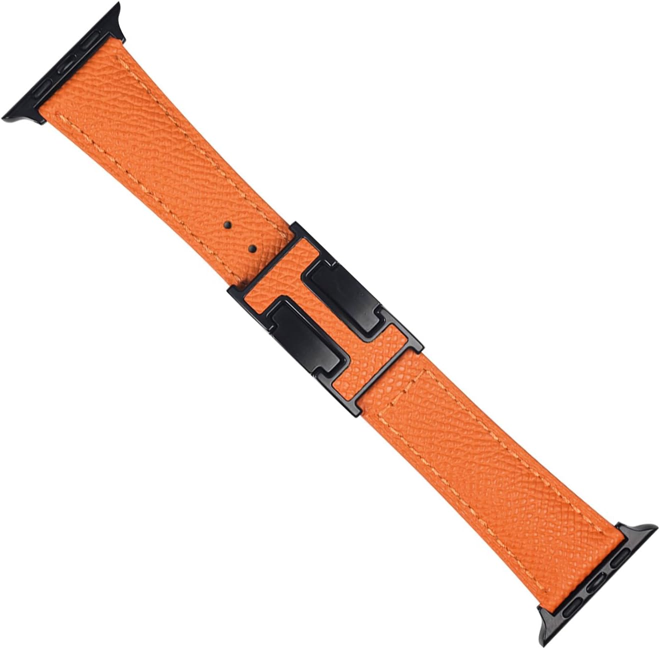 Thumbnail 6 de Leather Watch Band with Magnetic Buckle for Apple Watch Ultra – Dressy, Rugged Leather Replacement Strap