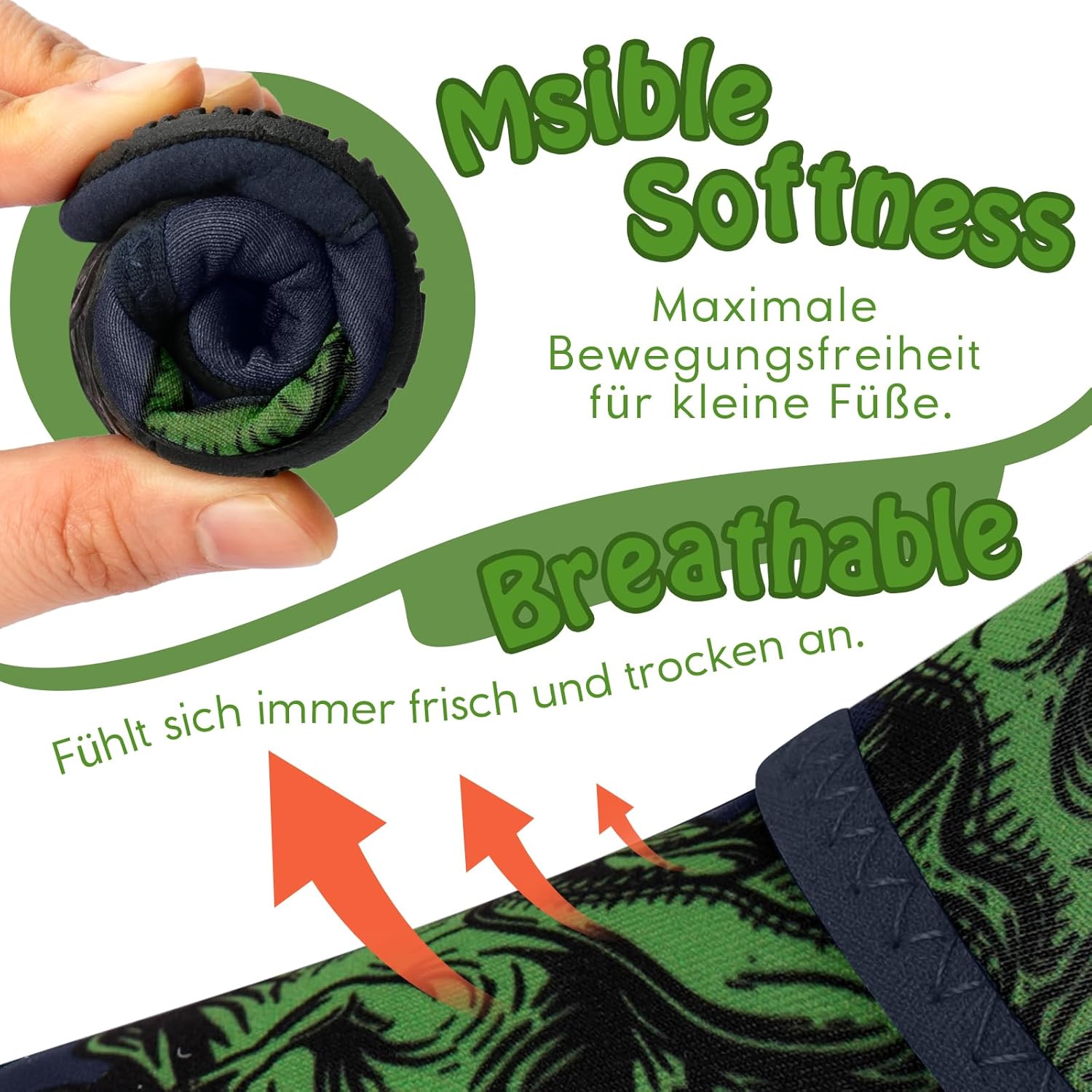 Thumbnail 5 de Kinder Badeschuhe für Strand mit schnelltrocknendem Material