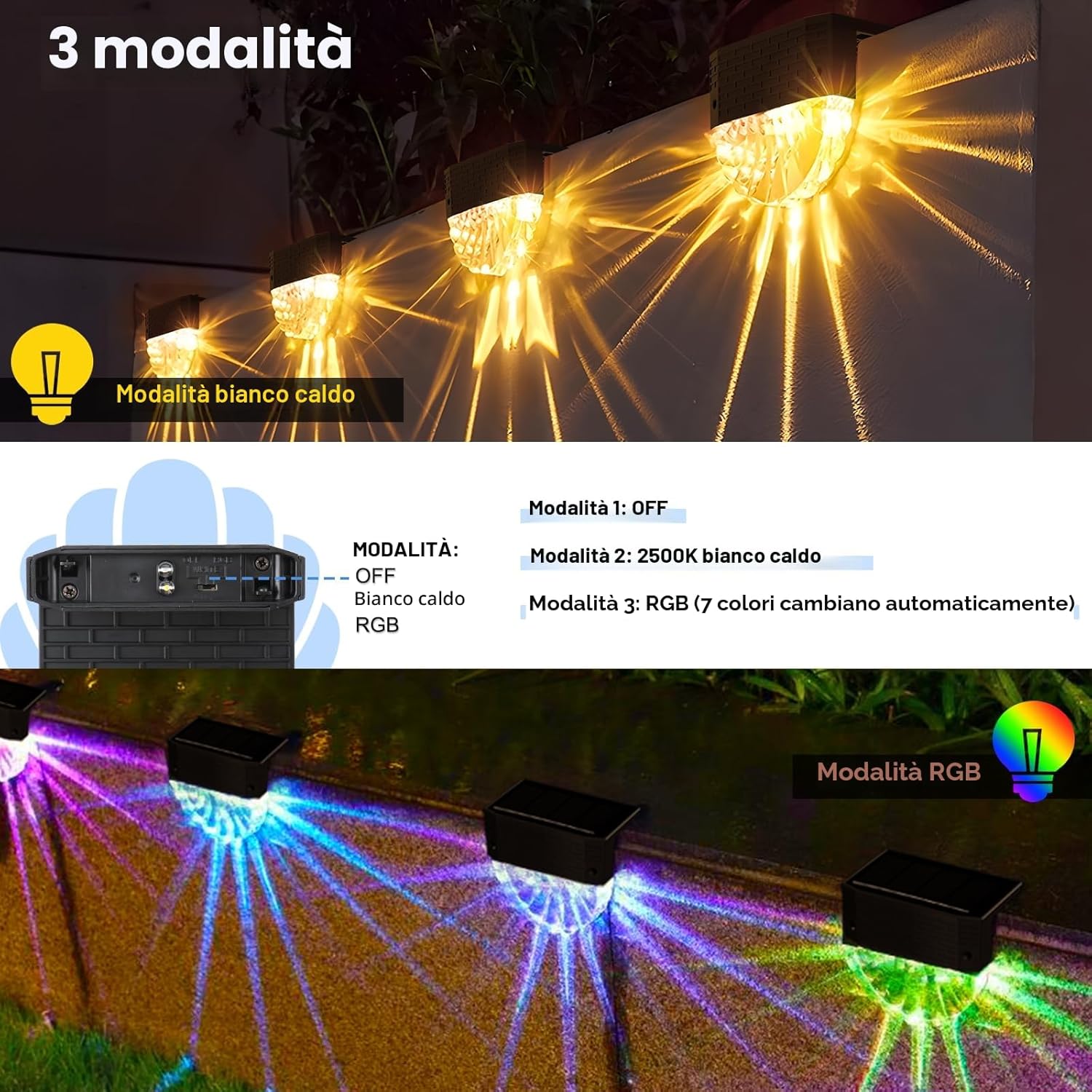 Thumbnail 2 de FIFlying Luci solari da giardino 6 pezzi