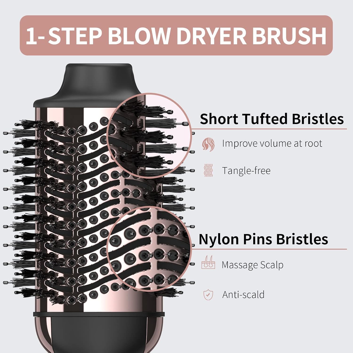 Detalle 2 de Umeely Hair Dryer Brush 4-in-1
