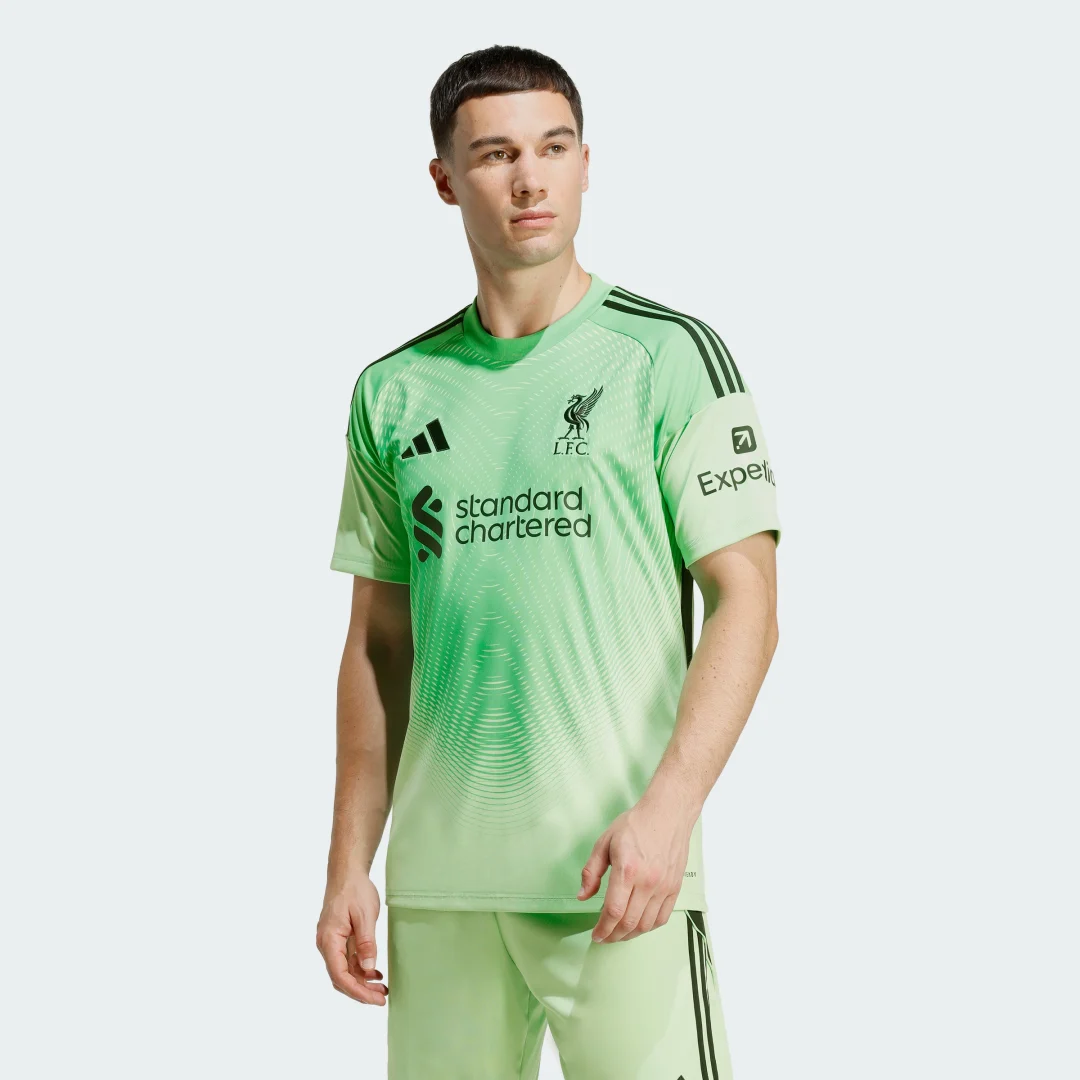 Detalle de Camiseta de portero Liverpool FC 25/26 - Adidas, color Verde