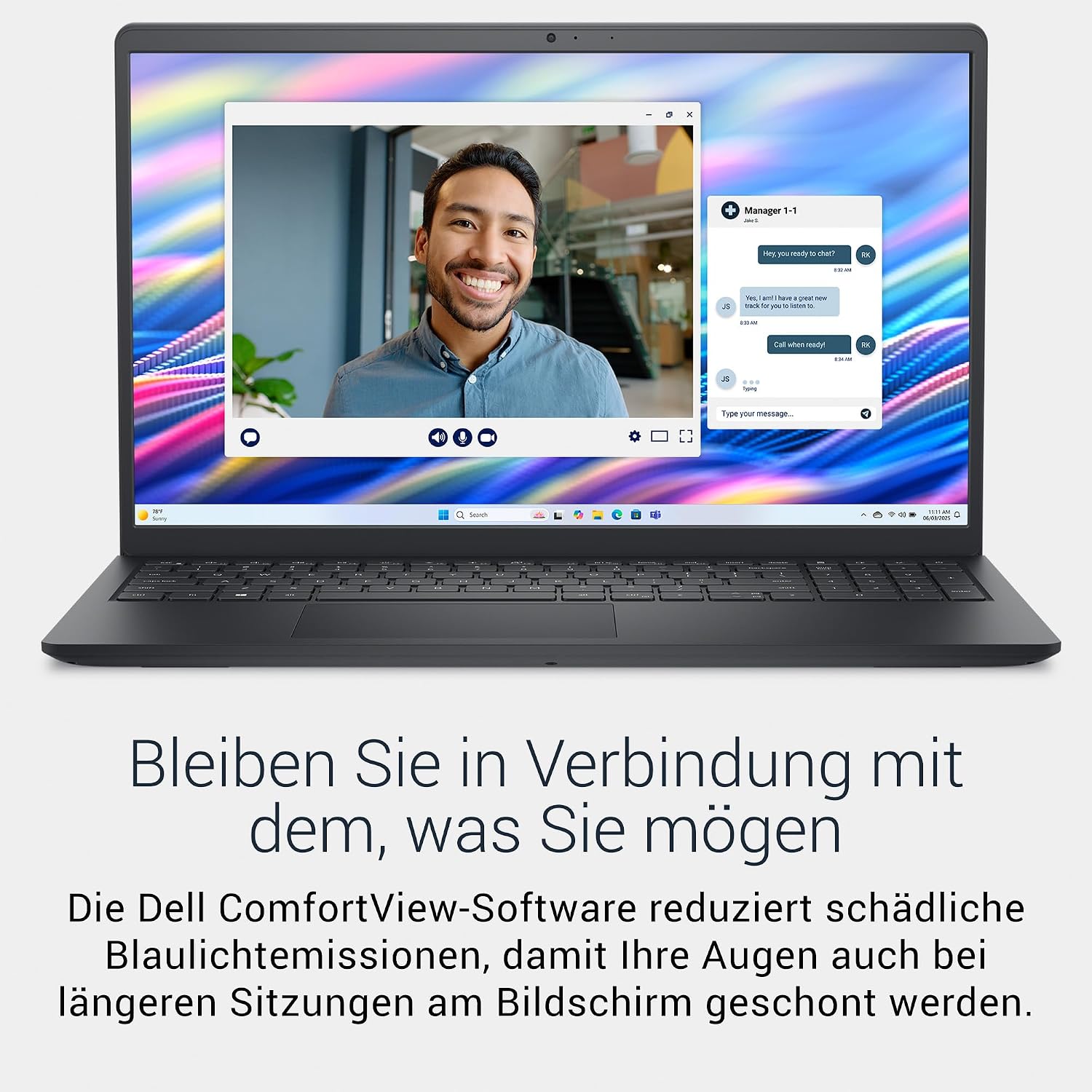 Thumbnail 3 de Dell 15 Laptop DC15250 – 15,6" FHD 120 Hz, i5-1334U, 16 GB RAM, 512 GB SSD, Windows 11 Home