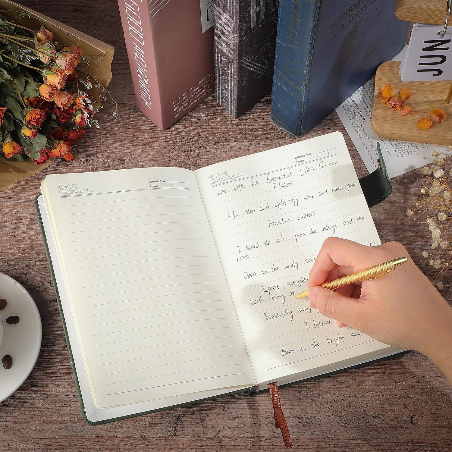 Thumbnail 3 de Thboxes A5 Journal: Leather Hardcover Notebook