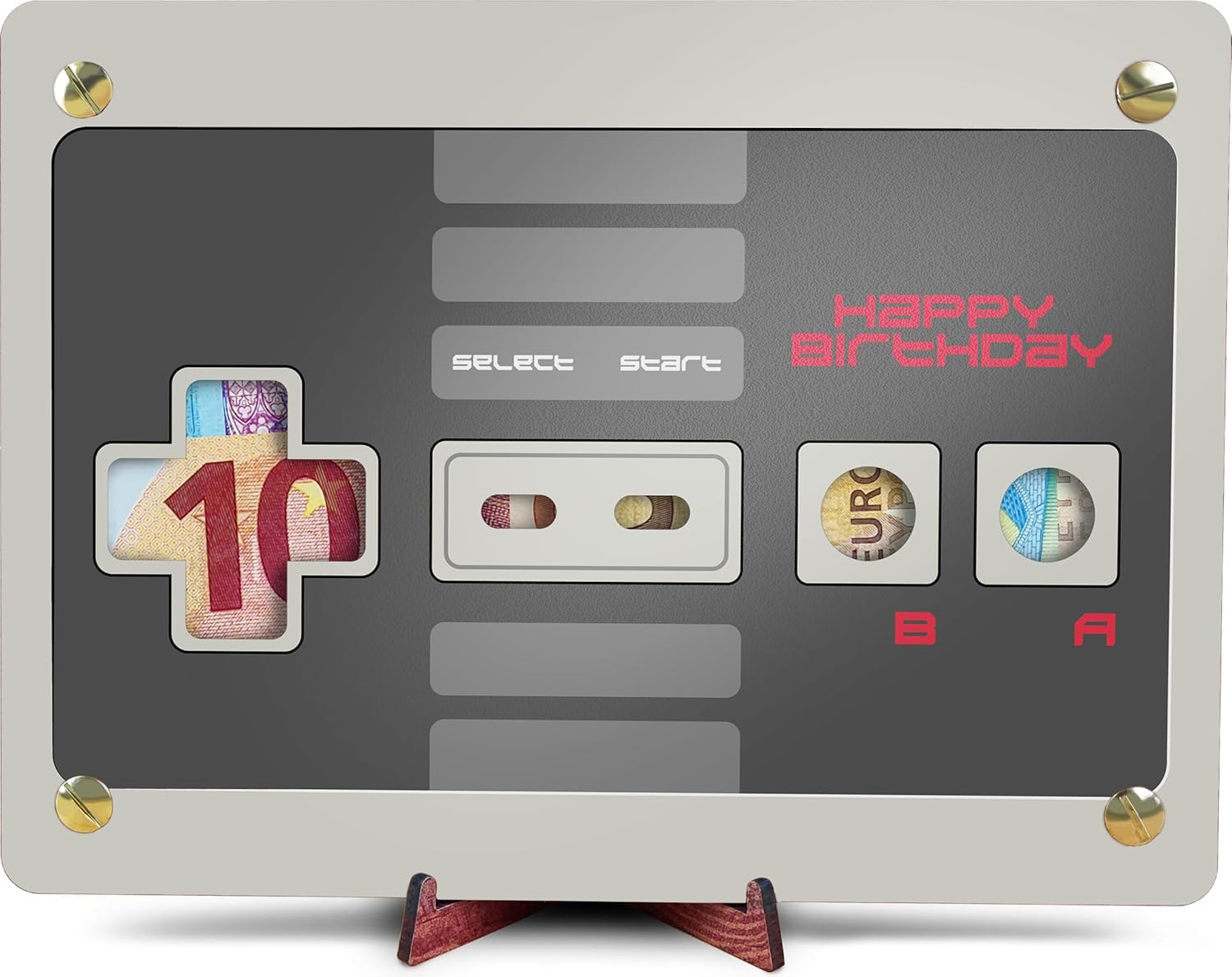 Thumbnail 6 de Retro Konsole XL Geldgeschenk aus Holz 20x15cm