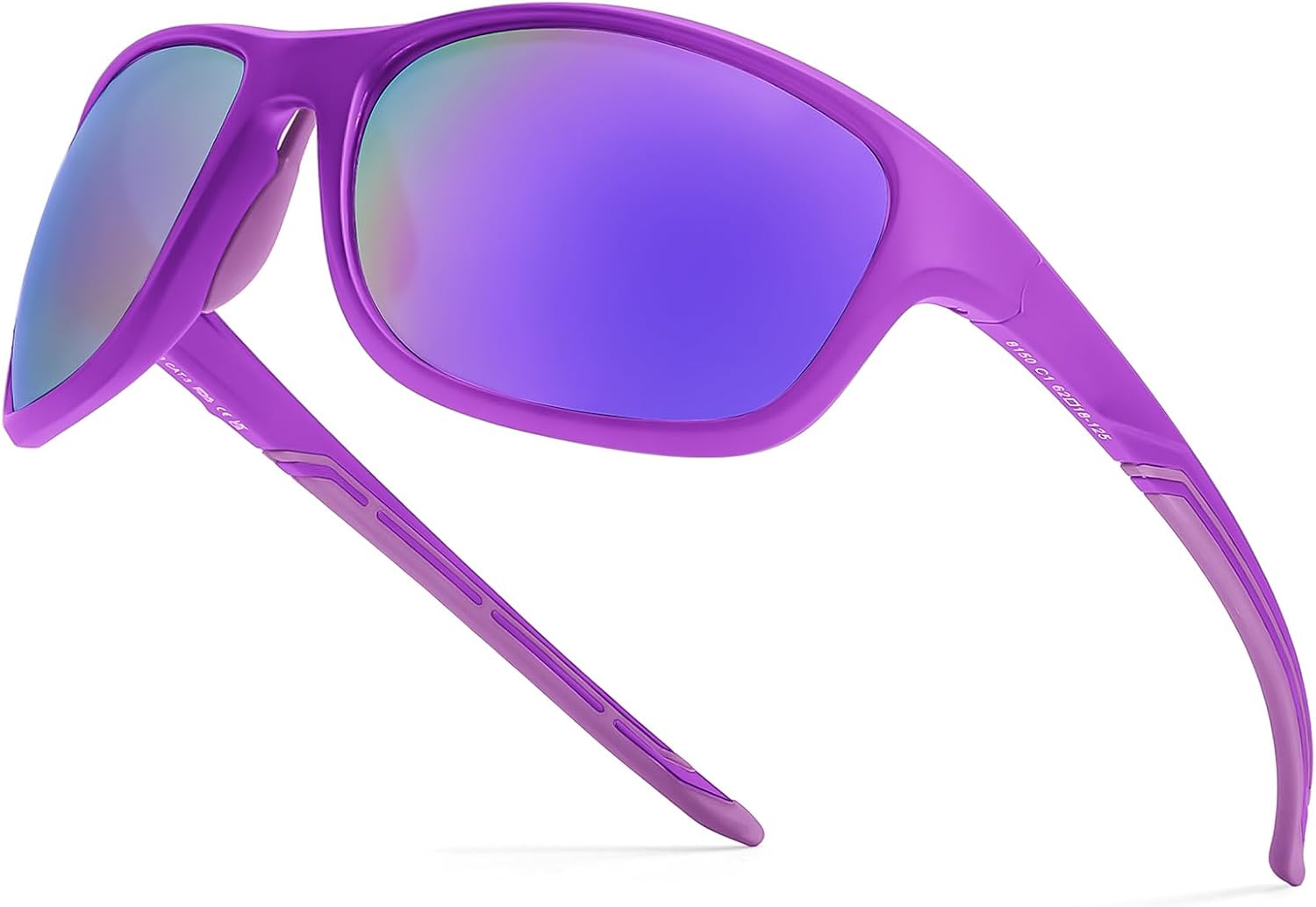 Detalle de Myiaur Sport Sonnenbrillen Damen Polarisiert – Unzerbrechlich, leichtes TR90 Gestell, UV400