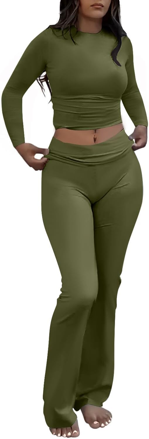 Thumbnail 4 de AYWA 2-Piece Foldover Flare Pants Set