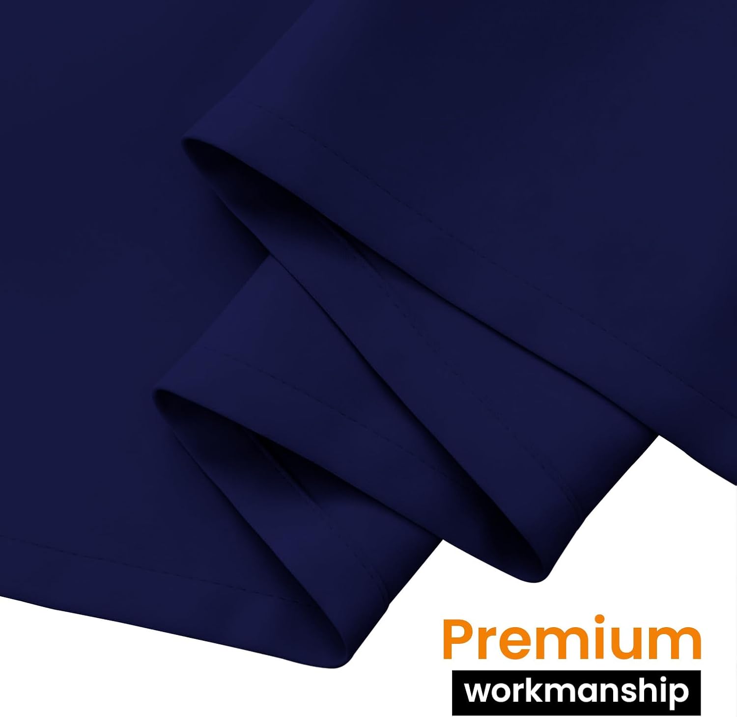 Thumbnail 6 de Imperial Rooms Eyelet Blackout Curtains 66x54 Navy