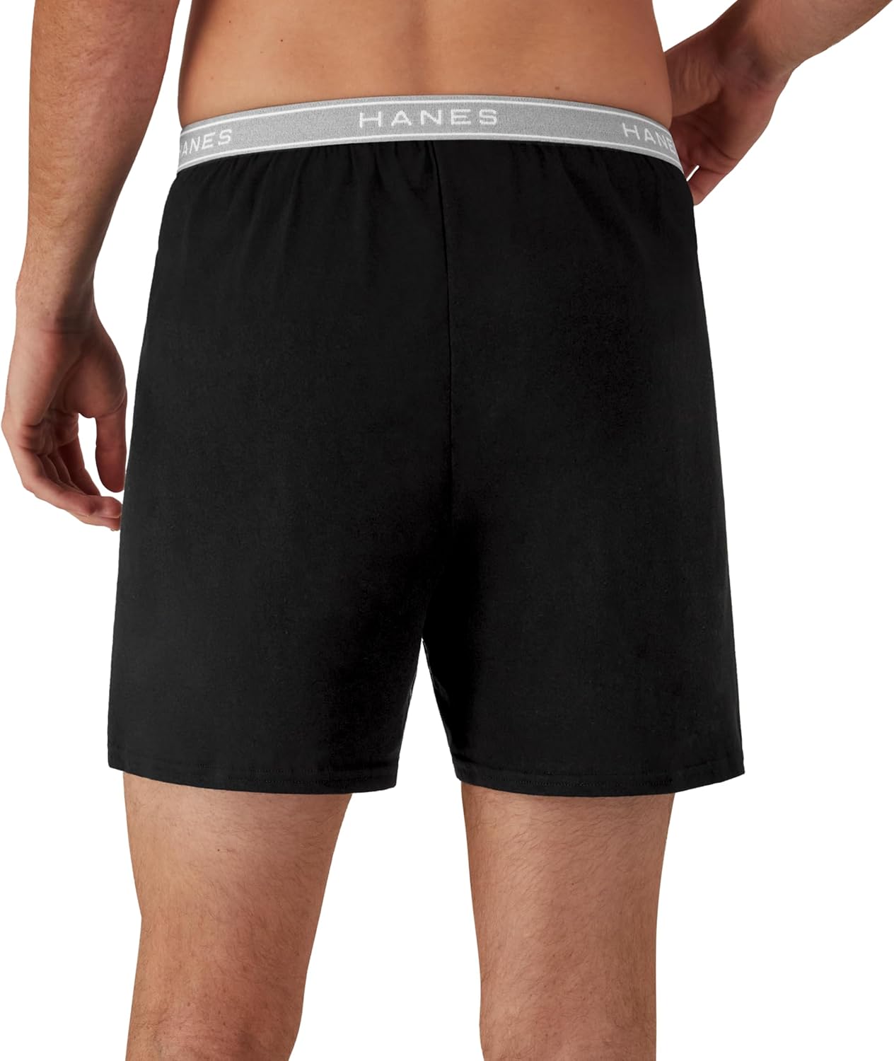 Detalle de Hanes Men’s Underwear Boxers Pack (Cool & Breathable Cotton, Exposed ComfortFlex Waistband)