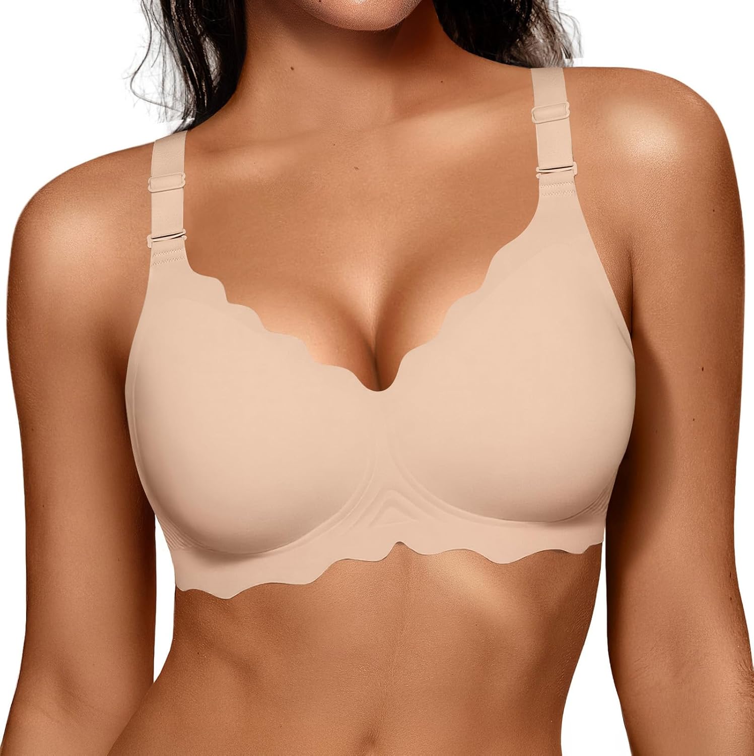 Detalle de OEAK Jelly Bras No Underwire Push Up