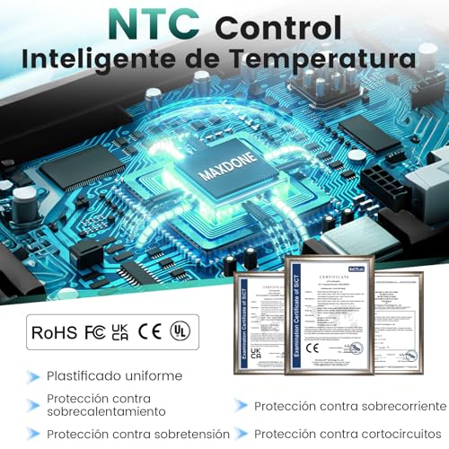 Thumbnail 2 de MAXDONE Plastificadora A3 355 mm/min 📎