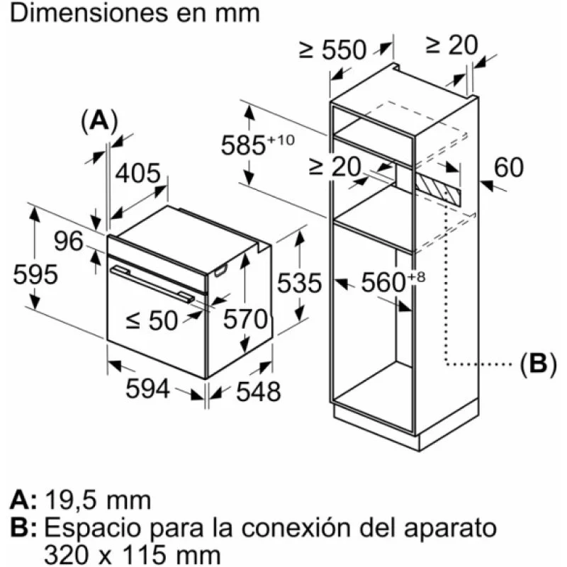 Thumbnail 3 de Balay 3HB5131B3 horno eléctrico 71 L blanco 🍽️