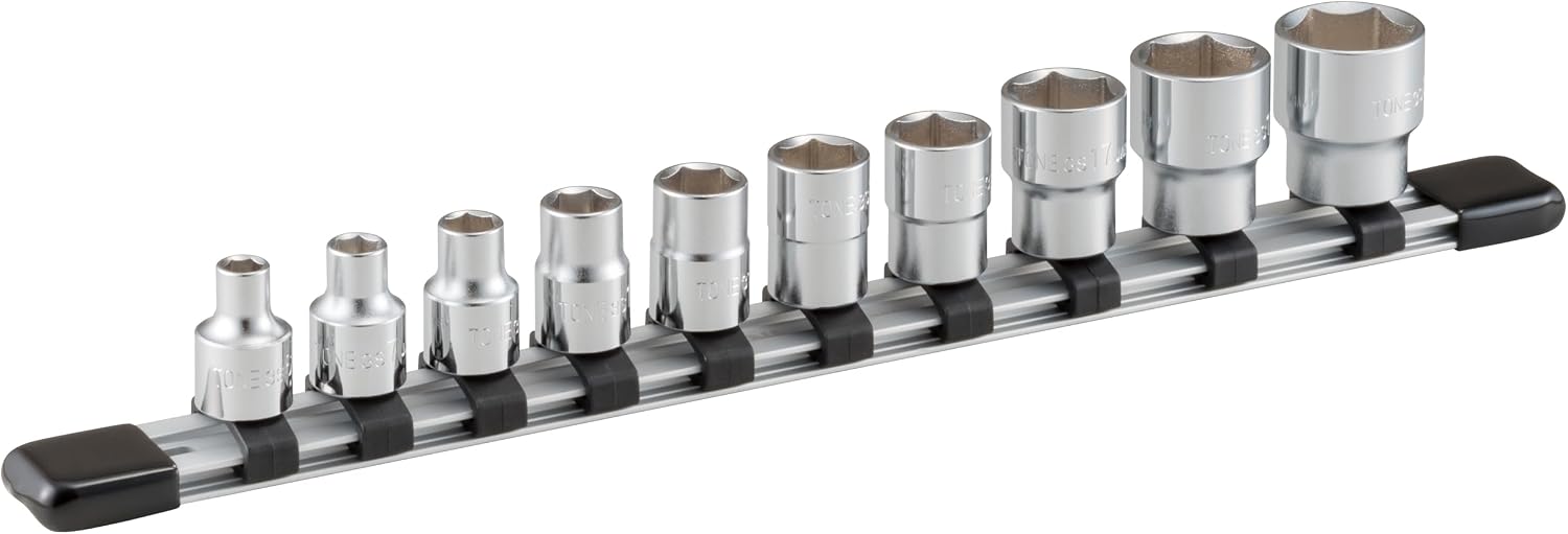 Detalle de トネ(TONE) HS310 ソケットセット 六角・差込角9.5mm(3/8インチ)・10点