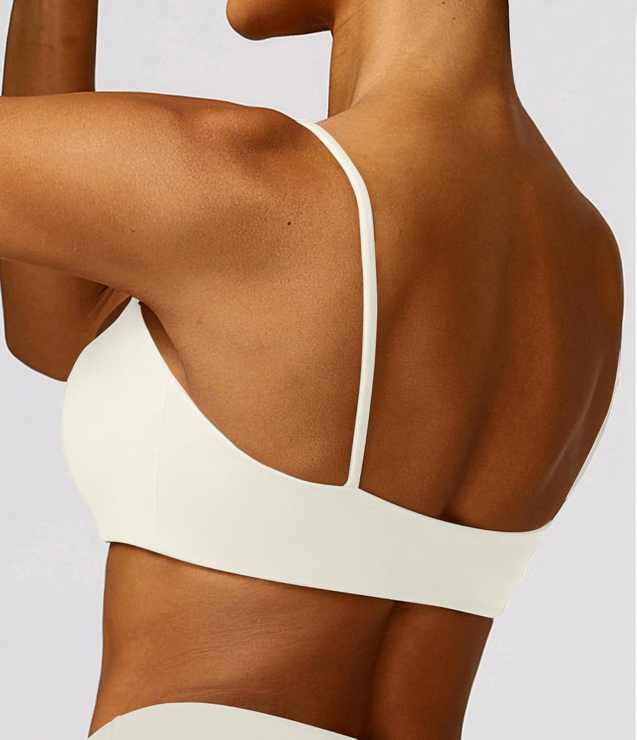 Thumbnail 5 de Comper Women's Sports Bra with Thin Straps: Light Support, Removable Pads, Wireless