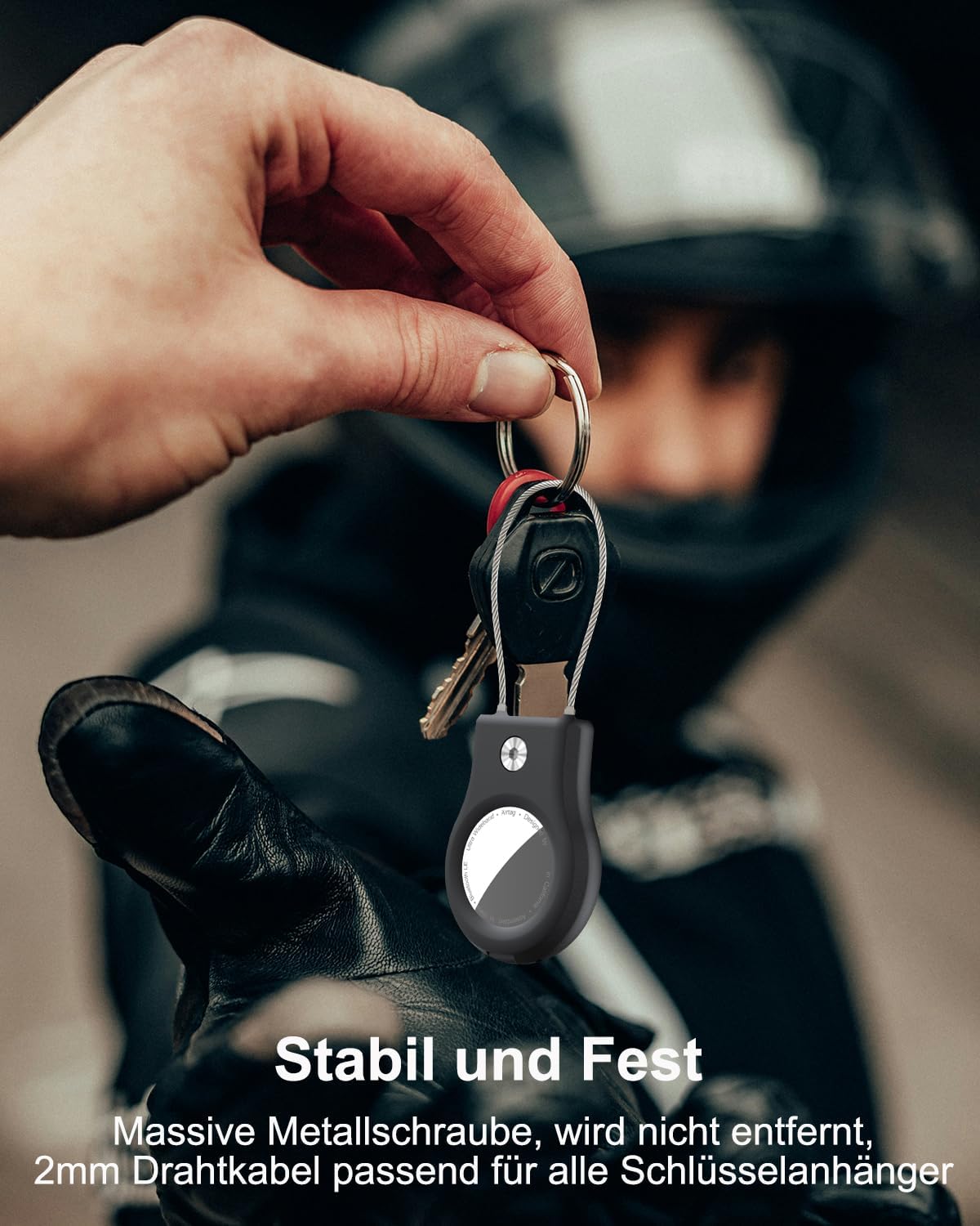 Thumbnail 1 de ONEONTA Airtag Anhänger mit Drahtseil – Extrem robuster, wasserdichter Schlüsselfinder-Hülle