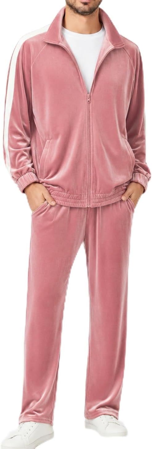 Detalle de Ragelion Men's Velour Tracksuit