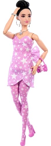 Thumbnail 4 de Barbie Deluxe Style Muñeca n.11 con Vestido Denim Rosa y Estampado de Estrellas (JJN71)
