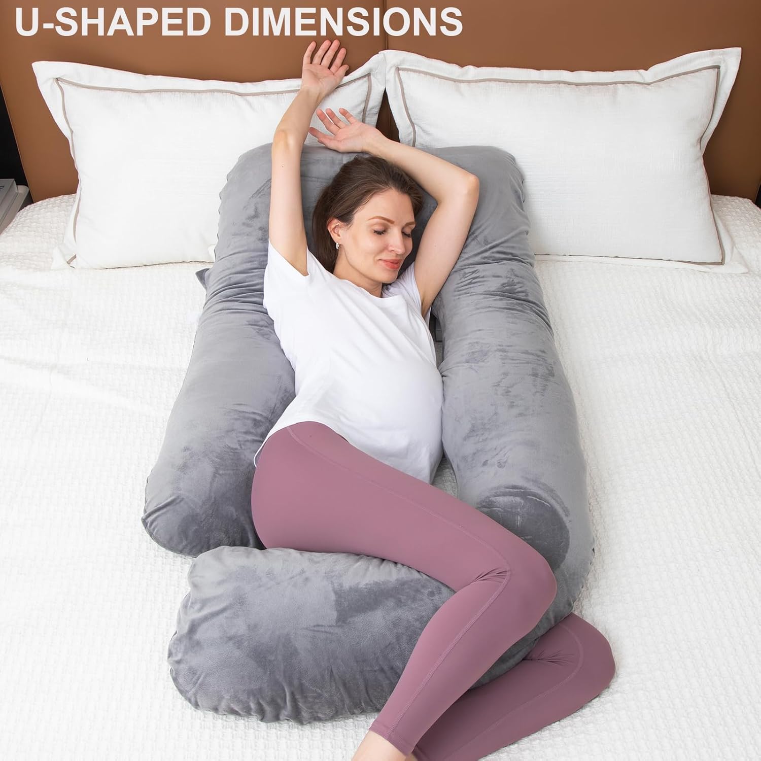 Thumbnail 6 de TaiBest U Shaped Pregnancy Pillow 55 in