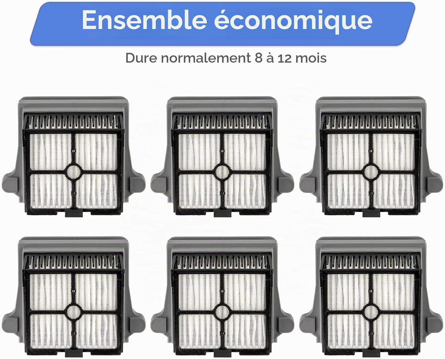 Detalle 2 de FILTERIST HEPA-filters voor Tineco Floor ONE S7 PRO en ONE S6, 6 stuks