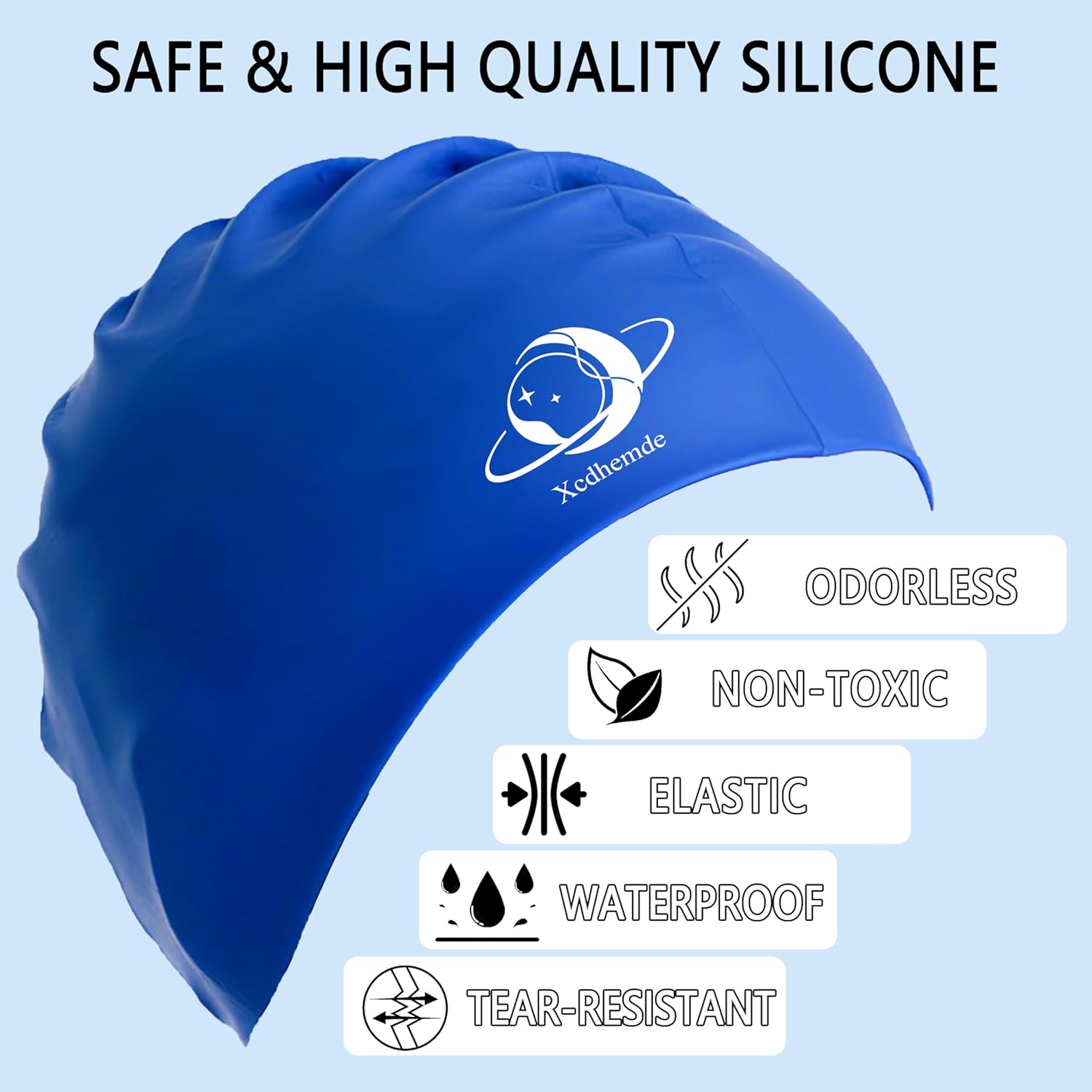 Thumbnail 2 de Xcdhemde Bonnet de Bain Enfant silicone