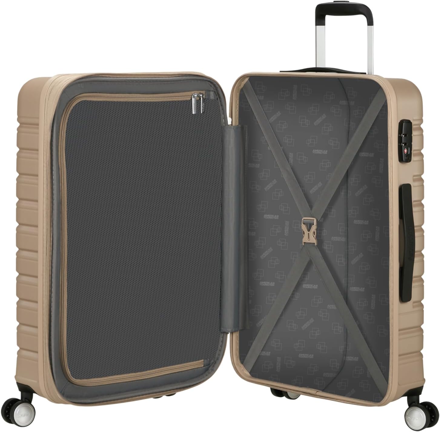 Thumbnail 4 de American Tourister Flashline Medium Hard Case (67cm) – Ivory Gold