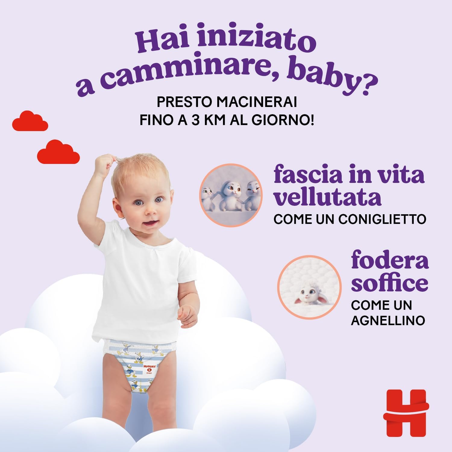 Thumbnail 6 de Huggies Little Movers Mutandina Taglia 5 (12-17 Kg) – Ultra assorbente, protezione completa, 76 Pz