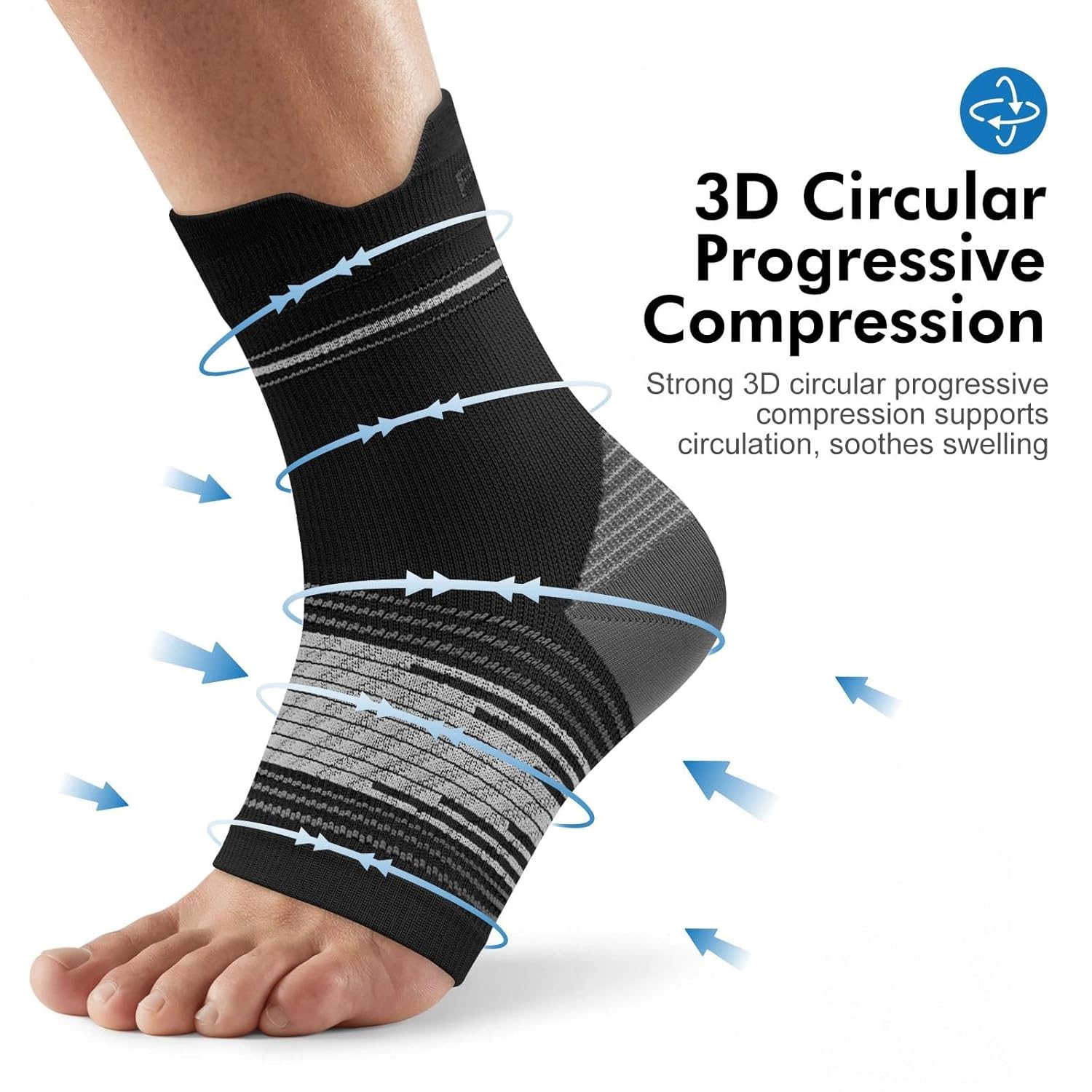 Thumbnail 3 de Plantar Fasciitis Sock 6 Pairs Compression Sleeves