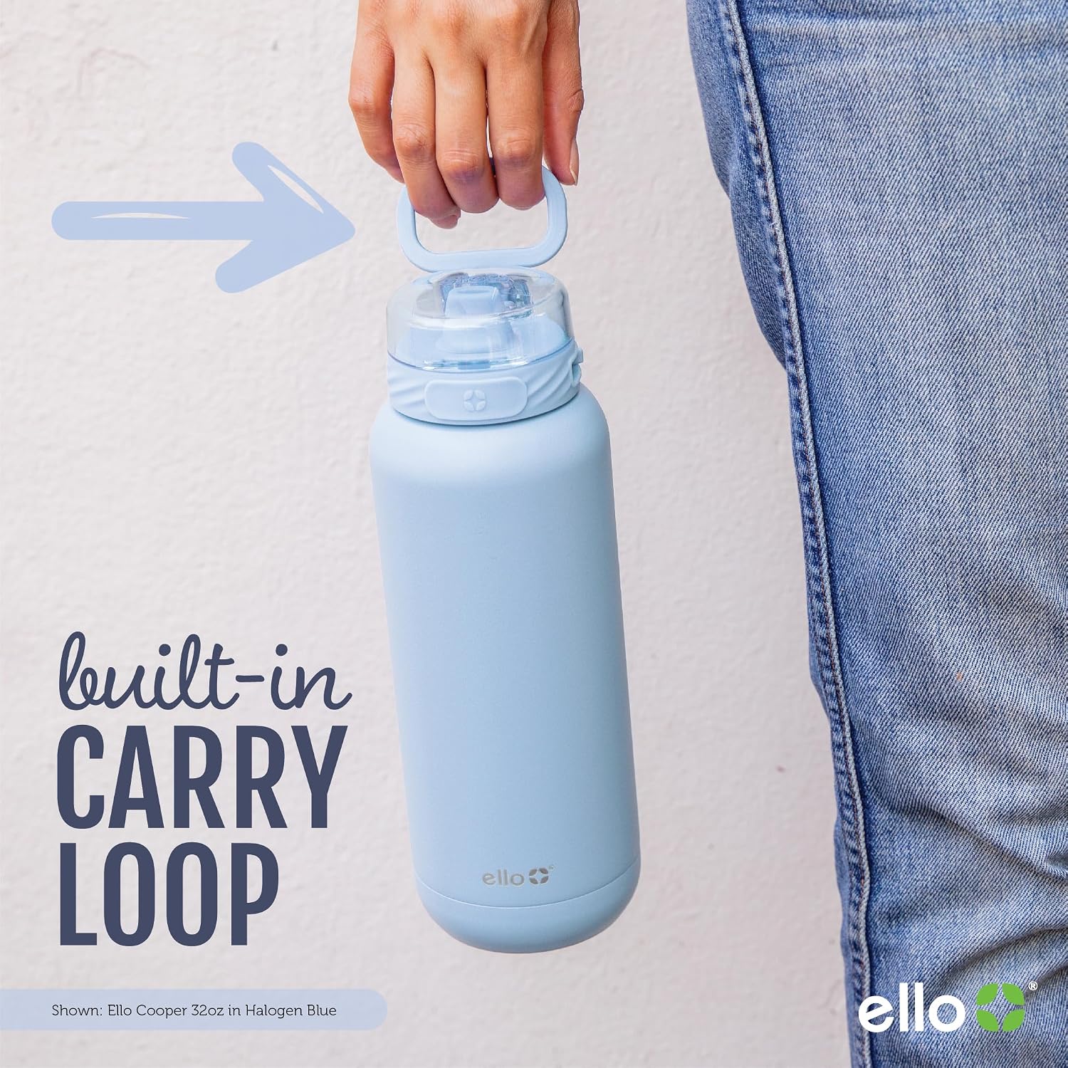Detalle 2 de Ello Cooper 32oz water bottle 🥤