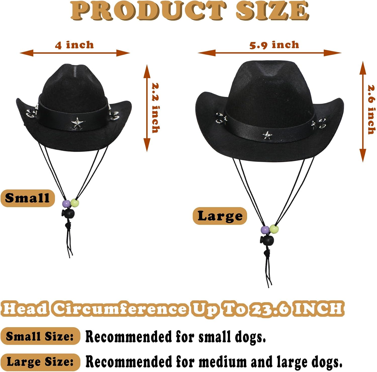 Detalle de GOYOSWA Dog Cowboy Costume Large