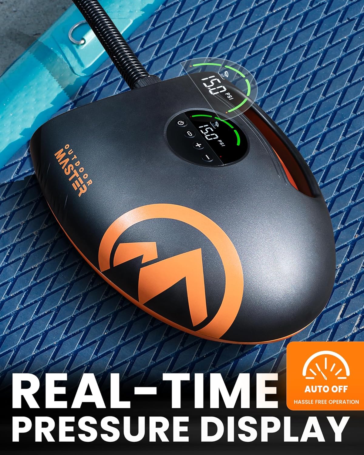 Thumbnail 5 de OutdoorMaster Shark 2S electric SUP air pump with 88.8Wh rechargeable battery (up to 20PSI, Type-C/12V input)