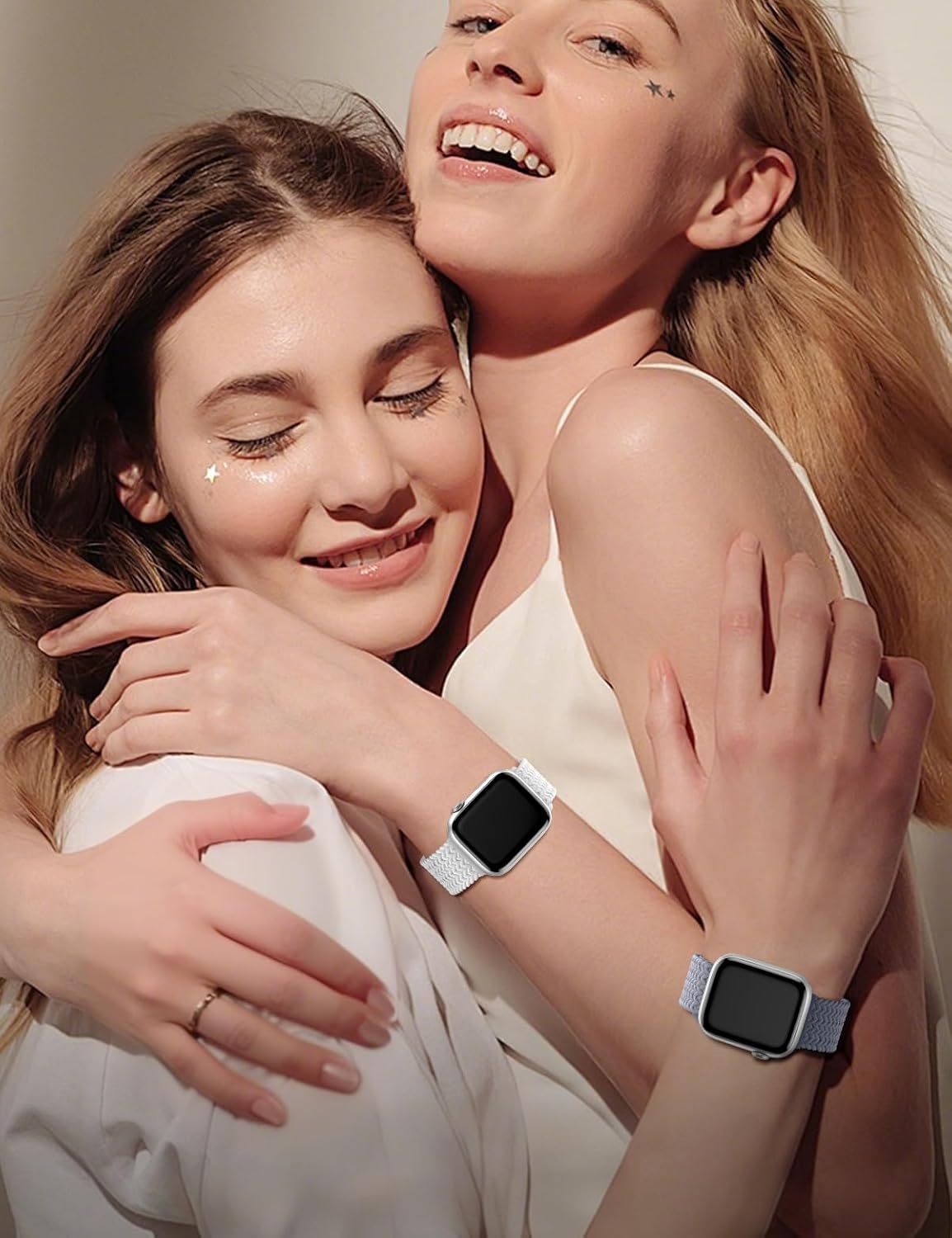 Thumbnail 4 de Braided Stretchy Band for Apple Watch by SuperNaNa — Nylon Solo Loop with Magnetic Clasp (38–49mm)