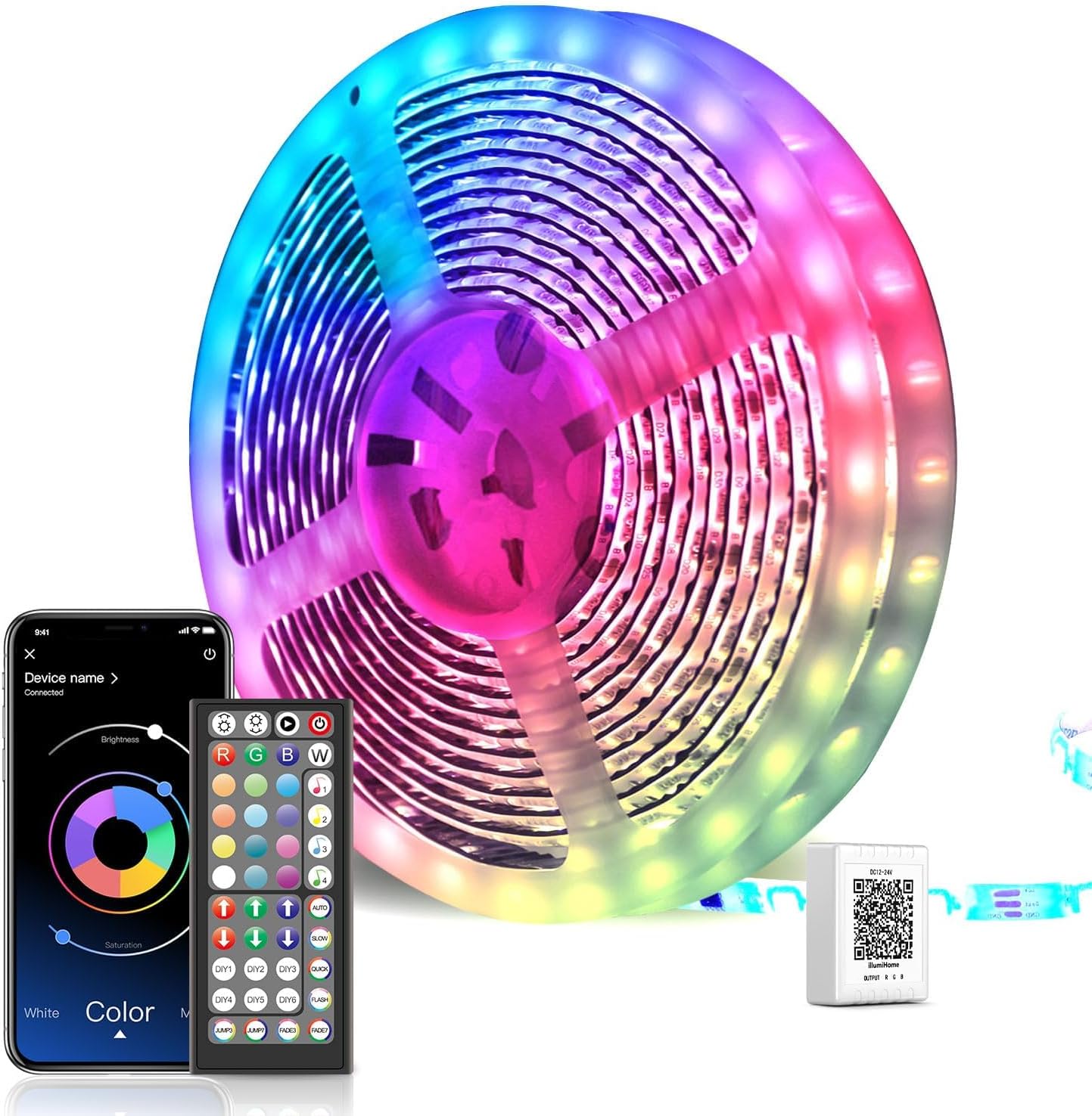 Detalle de Mexllex Tiras LED RGB 30 m con mando