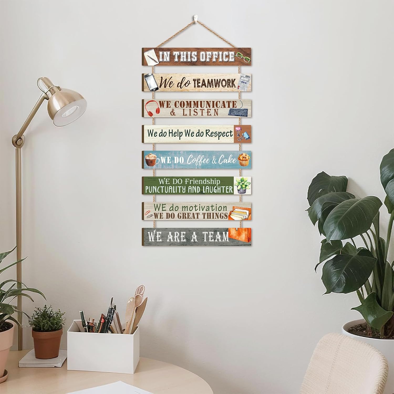 Detalle 1 de Inspirational quote wall art for teamwork