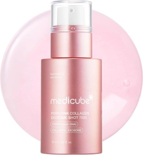 Detalle de medicube Exosome Shot PDRN Pink Collagen 7,500 PPM Spicule Facial Serum