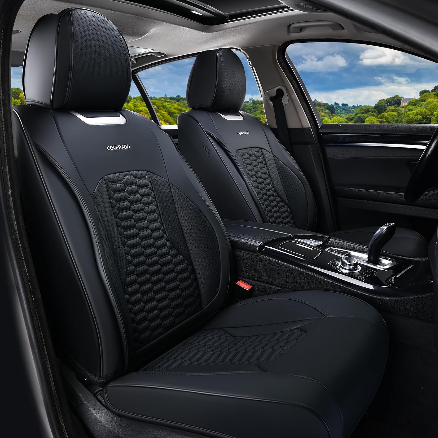 Detalle de Coverado Front Seat Covers Leatherette