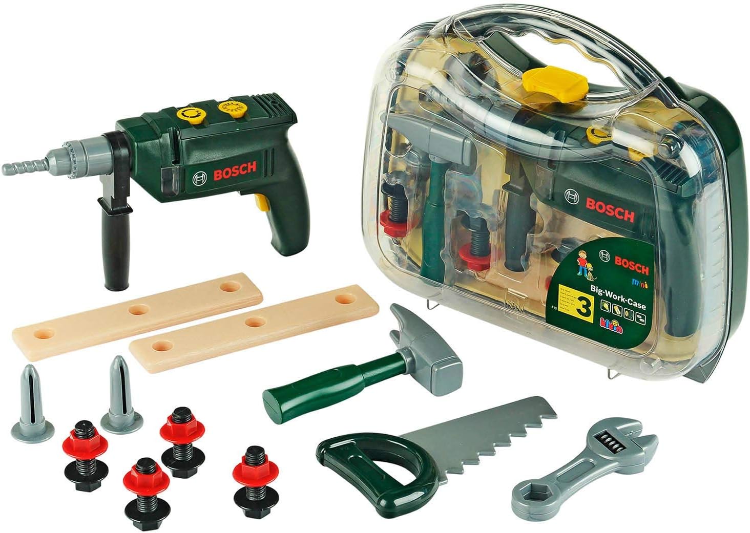 Detalle de Theo Klein 8416 Mallette d'outils Bosch 16 pièces 32 cm
