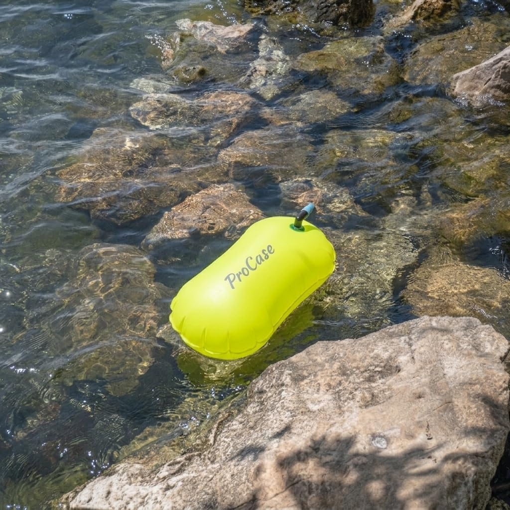 Detalle de ProCase Schwimmboje – ultraleichte Sicherheit beim Open Water Schwimmen