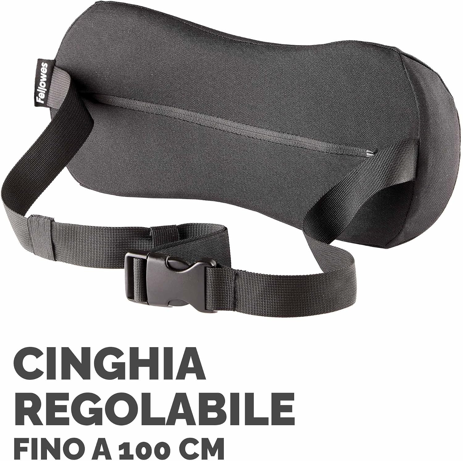 Detalle de Fellowes Cuscino lombare Breyta: supporto ergonomico compatto, 100% riciclato