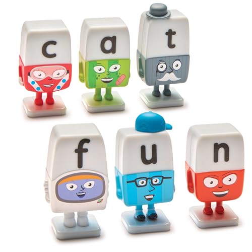 Thumbnail 7 de ALPHABLOCKS Character Play Set — Kids Alphabet Plastic Figures Blocks Toy